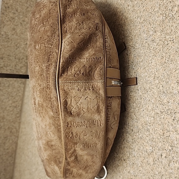 Versace euc suede leather shoulder bag - Picture 5 of 14